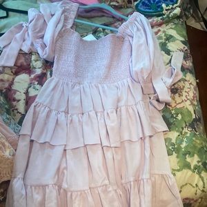 Dress with bows